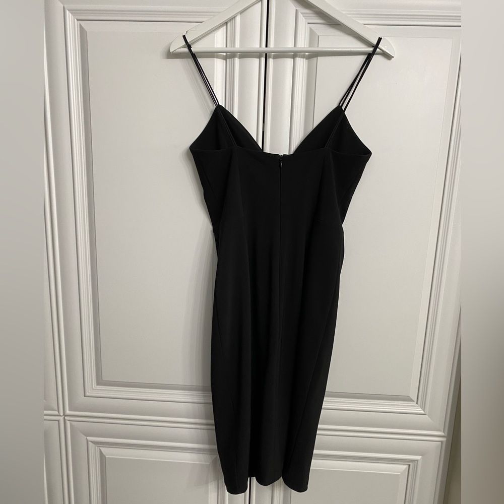 NWT Cameo Women’s XS Black Fitted Dress Spag Straps Party X-mas New Year’s Eve - Picture 3 of 13